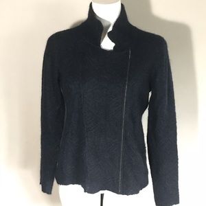Black Eileen Fisher light jacket